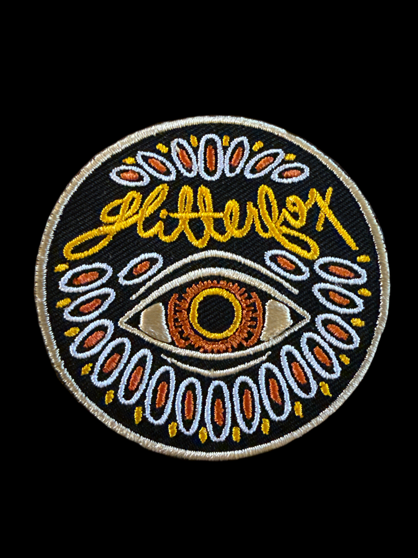EMBROIDERED 'EYE' PATCH