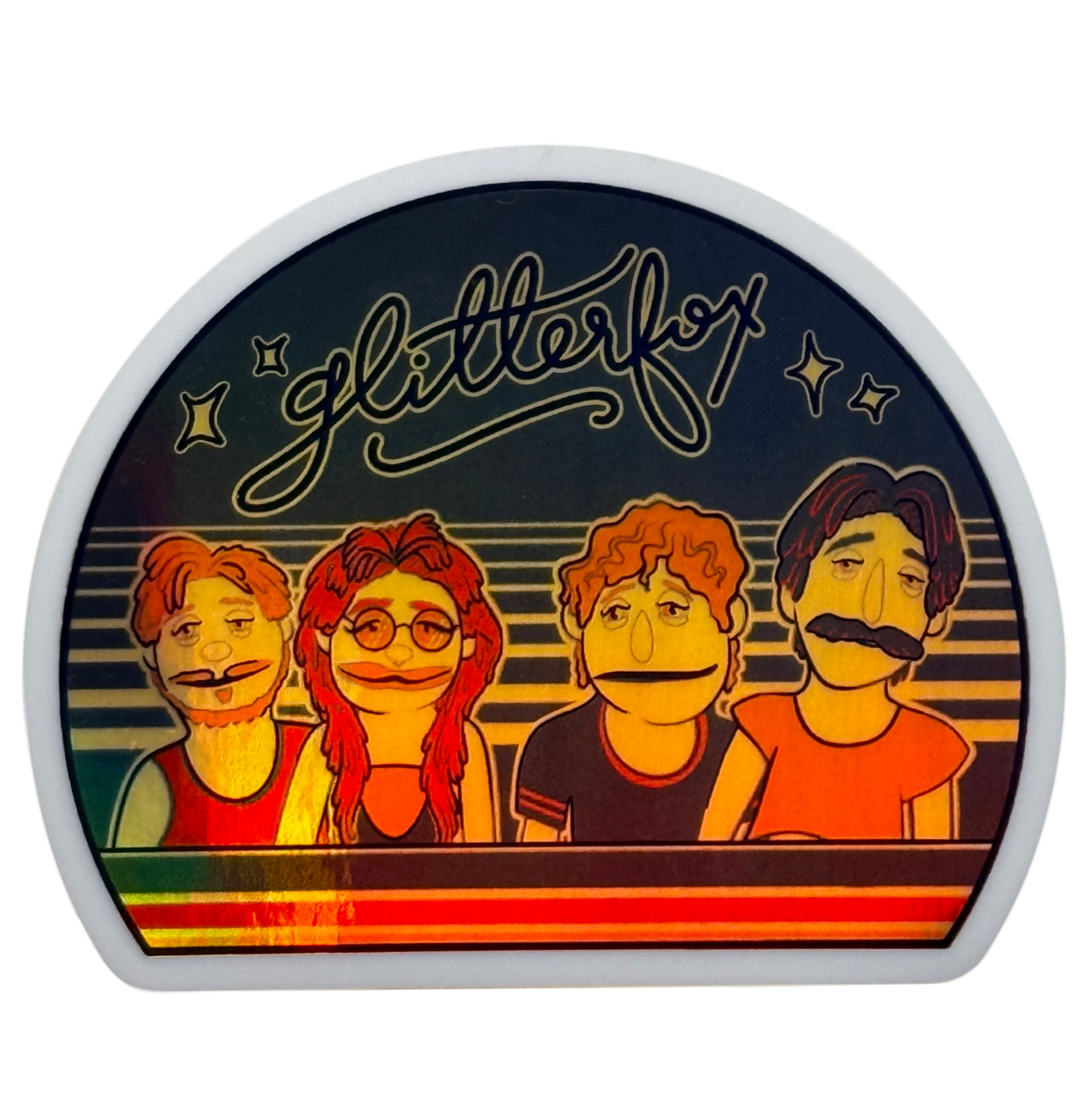 Puppet sticker